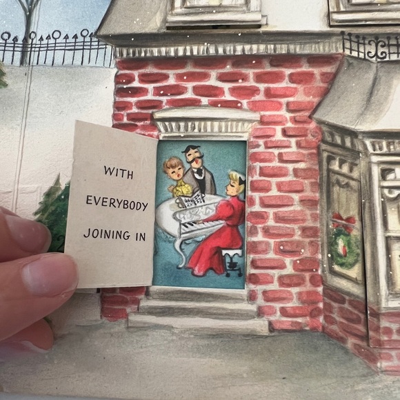 *Rare* Vintage 1950s 1960s Hallmark advent calendar Getting Ready for Christmas - Picture 6 of 14